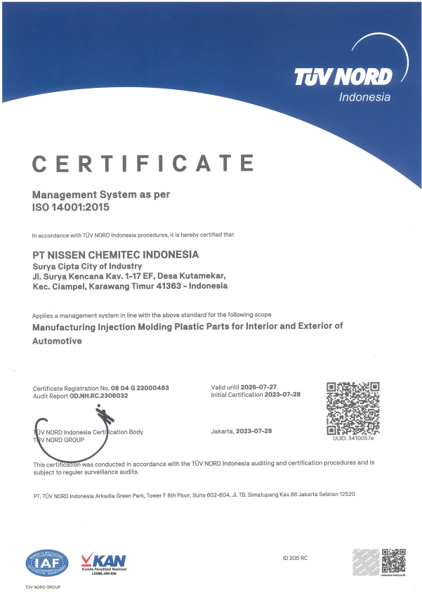 fto iso 14001